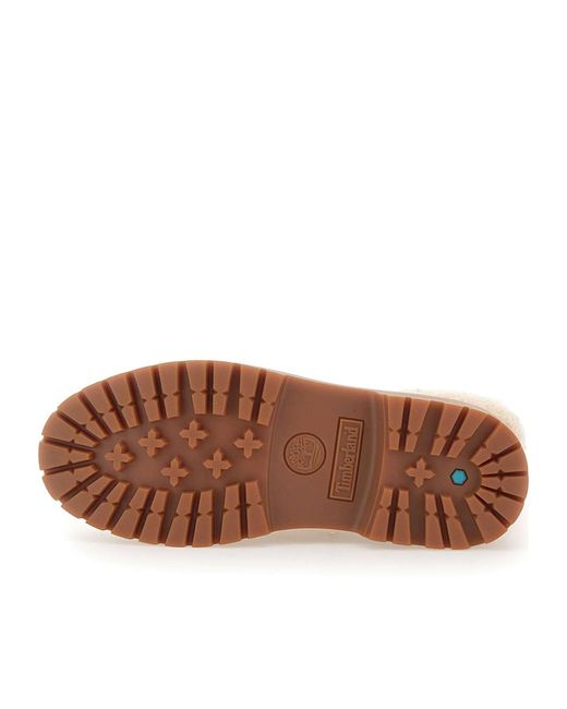 Timberland Brown Shearling-Lined Platform Boots