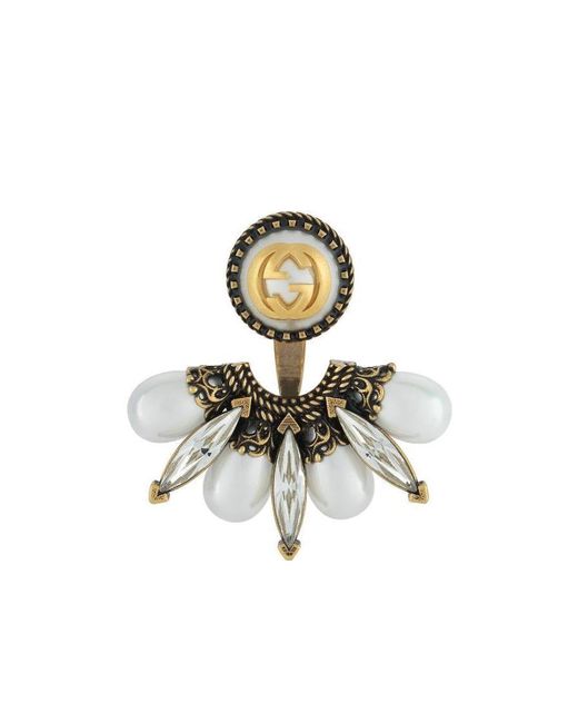 Gucci Metallic Interlocking G Single Earring
