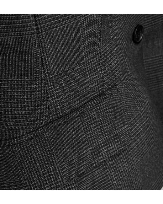 Dior Black Short-Sleeved Tie-Collar Jacket