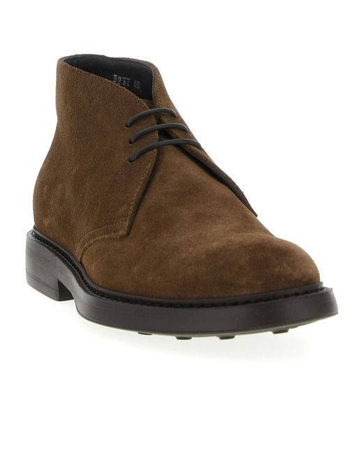 Doucal's Brown Chukka Ankle Boots for men