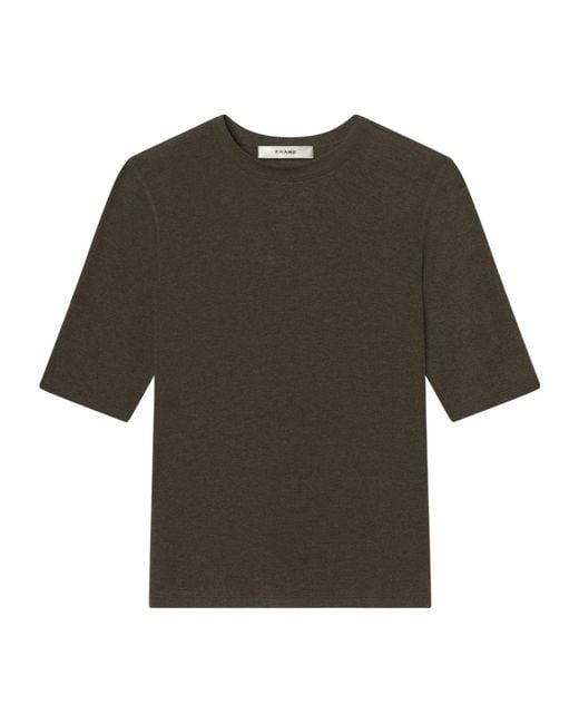 FRAME Green Crew-Neck T-Shirt