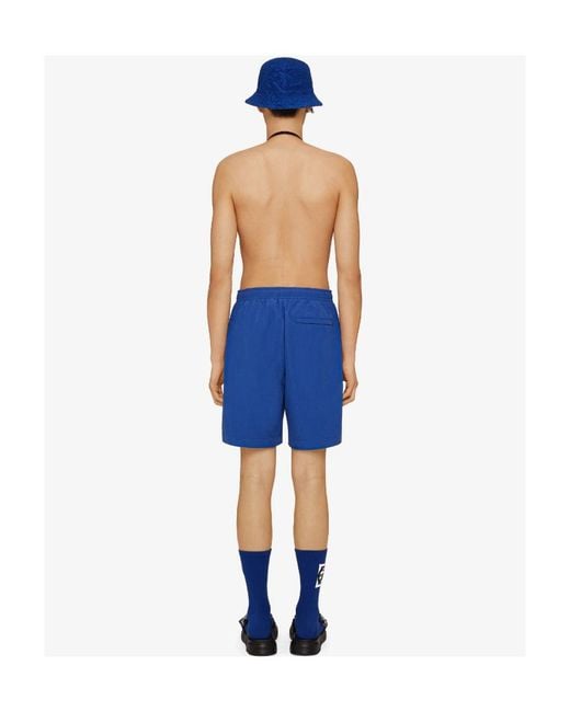 Givenchy Blue Long Swim Shorts for men