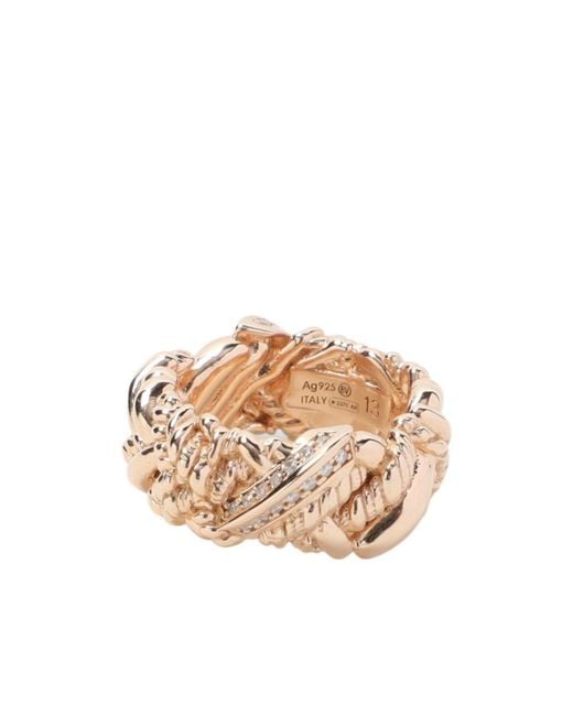 Bottega Veneta Multicolor Ring With A Logo