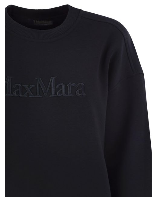 Max Mara Black Long Sleeve Sweatshirt