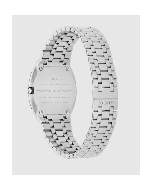 Gucci Gray 25H Watch, 30Mm