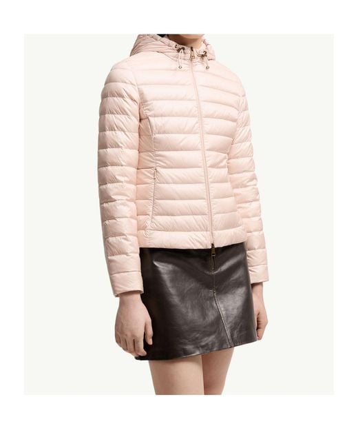 Moncler Pink Igelhood Zip-Up Short Padded Jacket