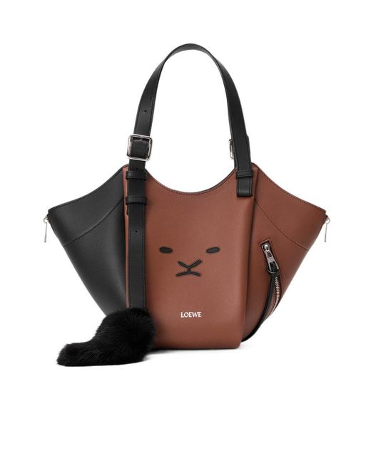 Loewe Brown Hammock Flip Shoulder Bag