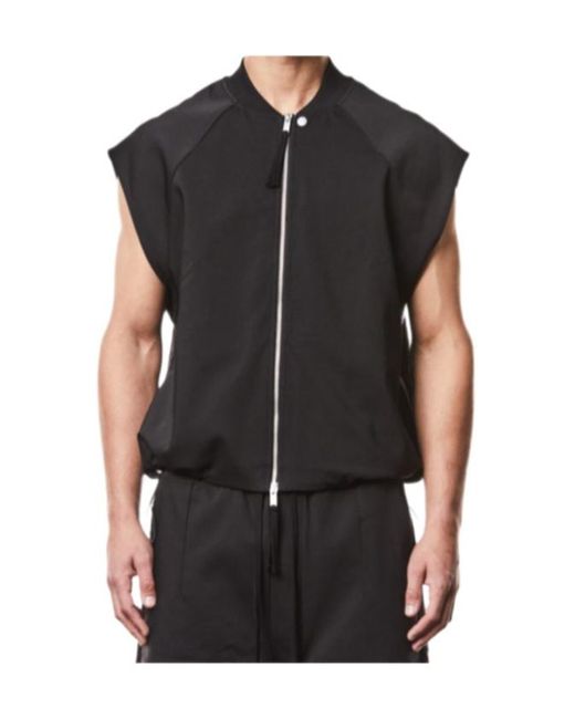 tomo 　HYEON pepper gilet Thom Krom Zip-Up Gilet in Black for Men | Lyst