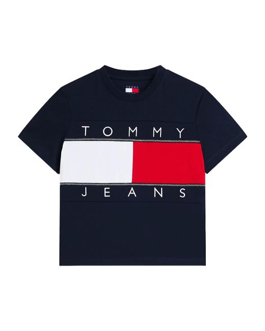 Tommy Hilfiger Blue Tommy Flag T-Shirt