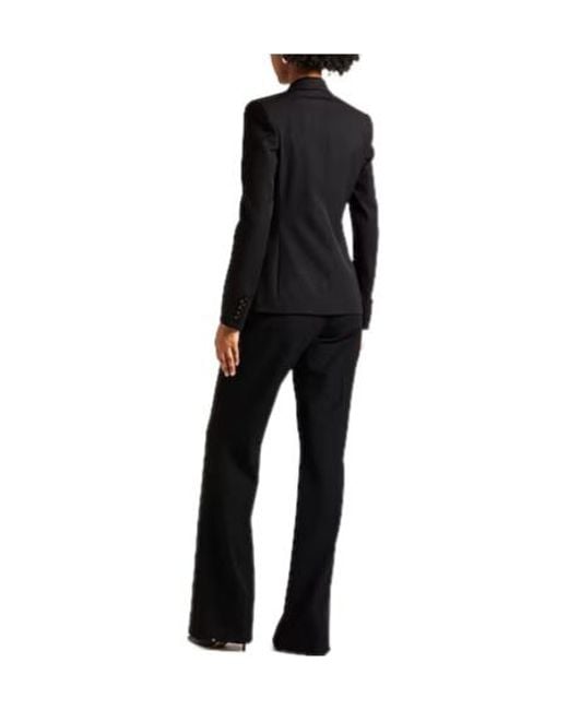 Saint Laurent Black Minimalist Double-Breasted Blazer