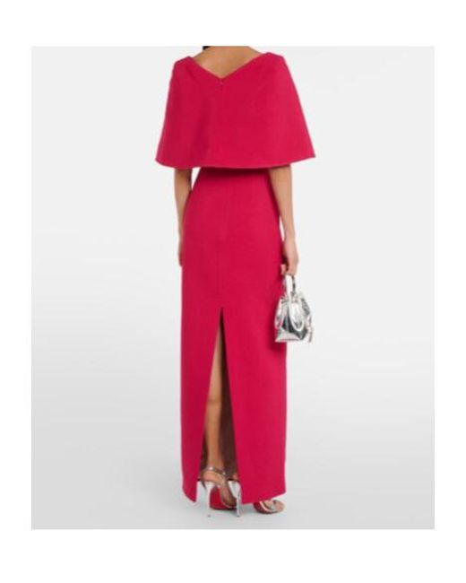 Emilia Wickstead Red Dareen Gown