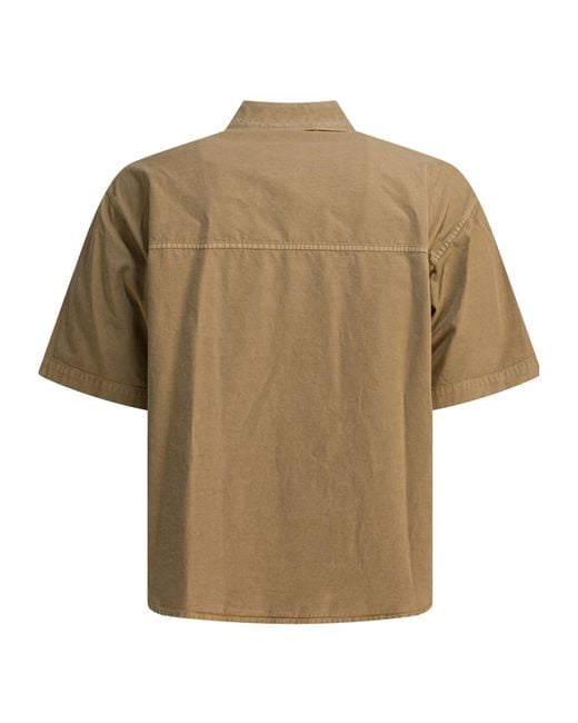 Auralee Natural Cargo Pocket Shirt for men