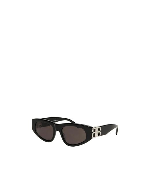 Balenciaga Black Simple Sunglasses