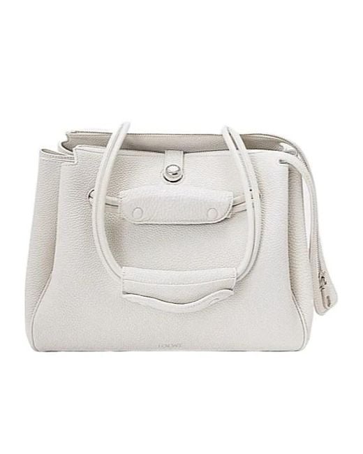 Loewe Gray Small Madrid Bag