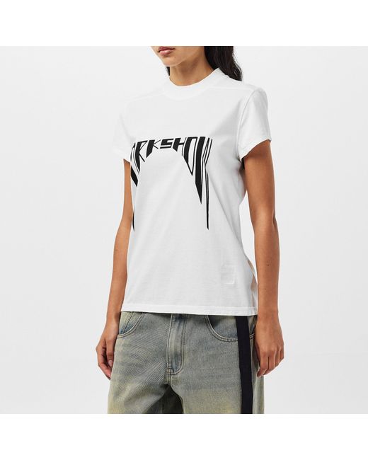 Rick Owens White Logo T-Shirt