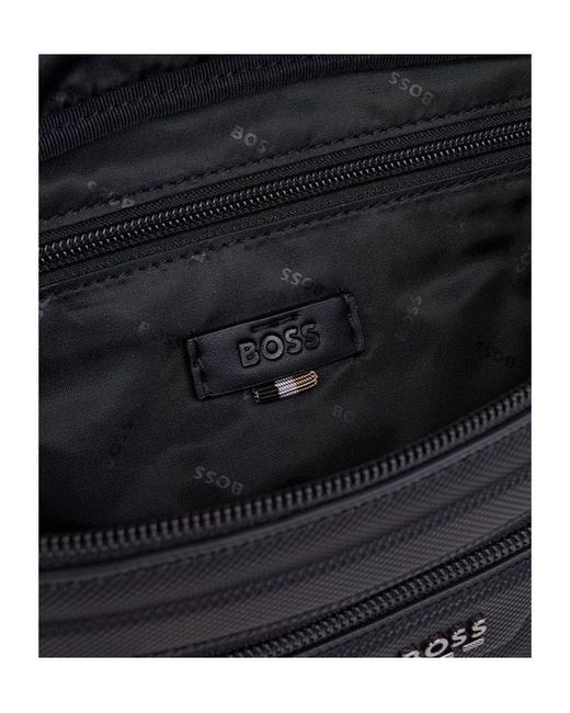 Boss Black Zip Belt Bag for men