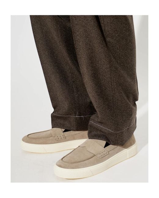 Hogan Multicolor Suede Penny Loafers for men