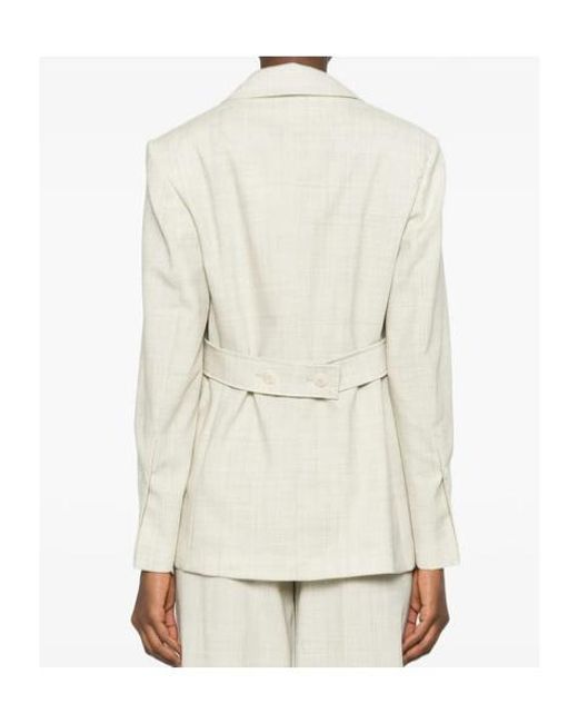 Joseph White Maati Pocket Single-Breasted Blazer
