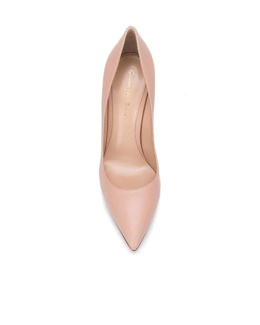 Gianvito Rossi Pink Pointed Toe Heeled Pumps