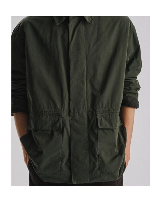 The Row Green Long-Sleeved Casual Jacket for men