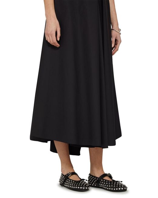 Miu Miu Black Round Head Ballet Flats