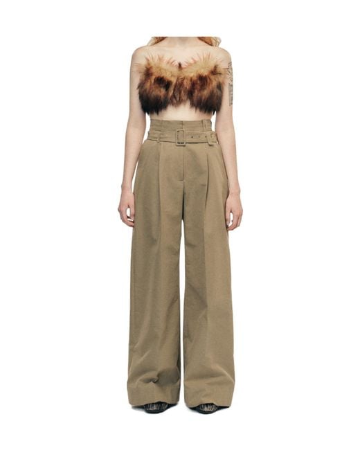 Simone Rocha Natural Belt Loops Slacks