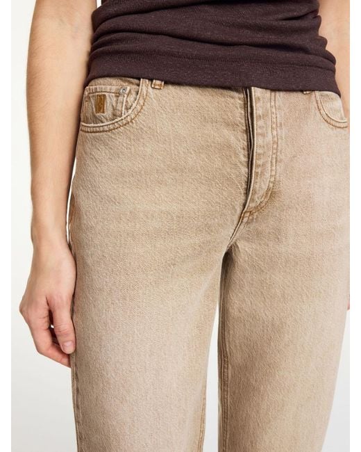 By Malene Birger Natural Chicago Straight-Leg Jeans