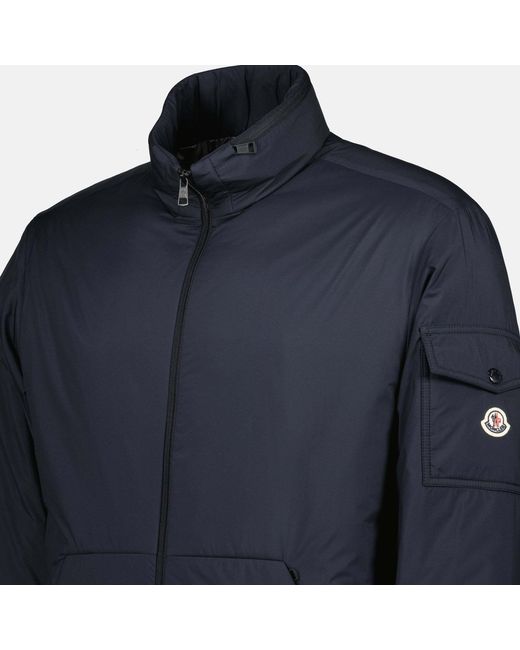 Moncler Blue Breezes Zip-Up Jacket for men