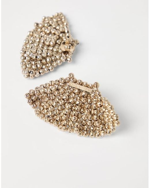 Brunello Cucinelli White 925 Earrings