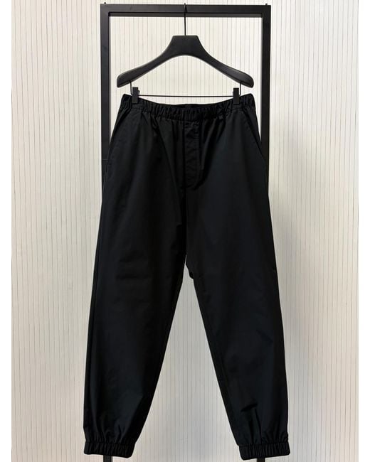 Moncler Black Ripstop Elastic-Waist Track Pants for men