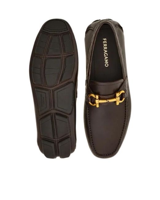 Ferragamo Black Penny Driver for men