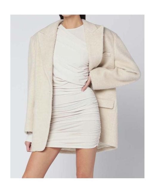 ANDAMANE White Oversized Jacket