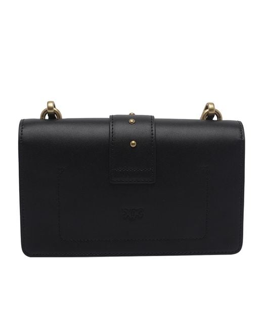 Pinko Black Flap Shoulder Bag