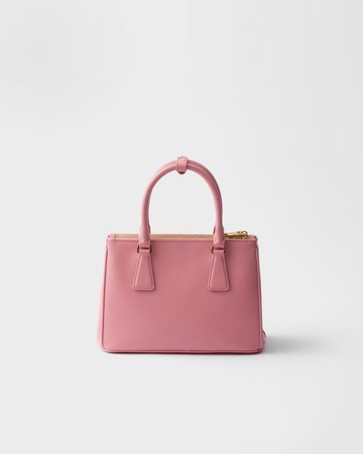 Prada Pink Galleria Small Saffiano Leather Bag