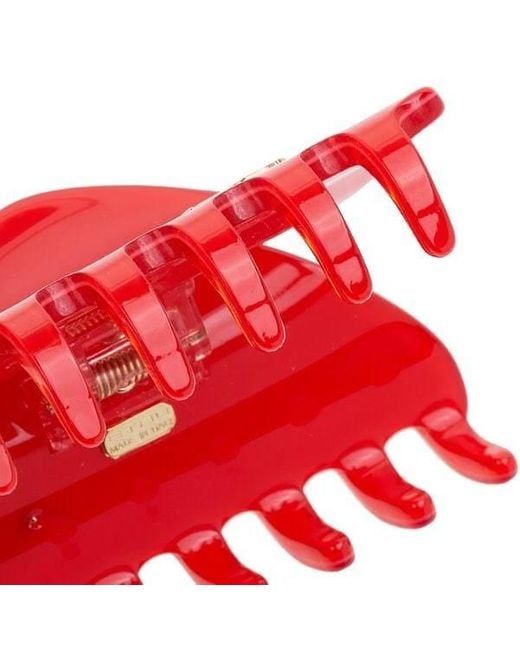 Etro Red Logo Hairpin