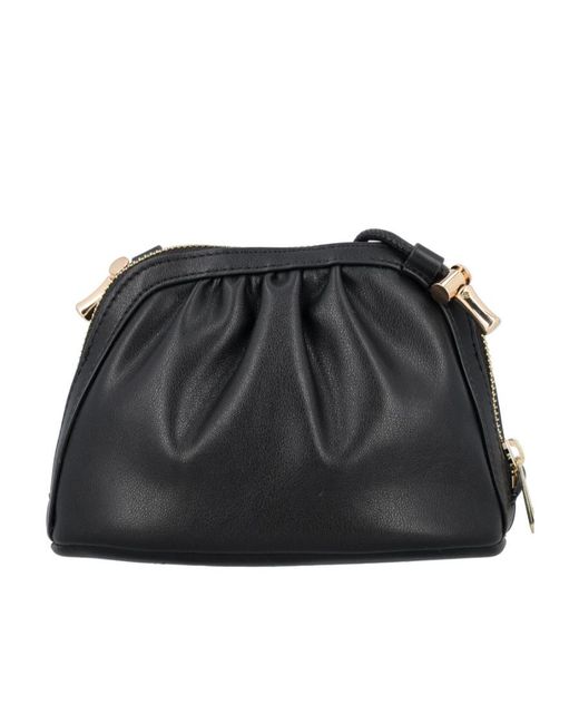 A.P.C. Black Ninon Small Drawstring Crossbody Bag