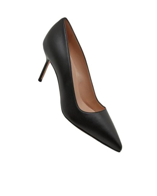 Manolo Blahnik Black Tora Slip-On Pumps