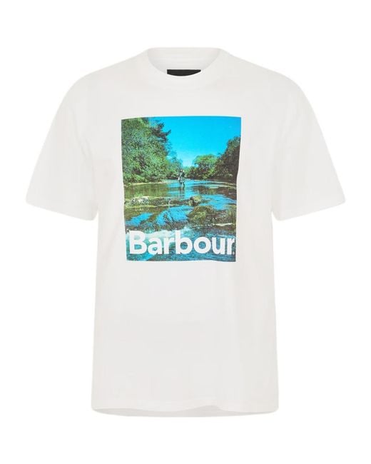 Barbour Blue Sprouston T-Shirt for men