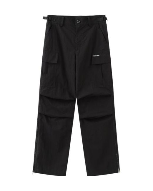 Marissa Chiara Black Belt Loop Casual Pants for men