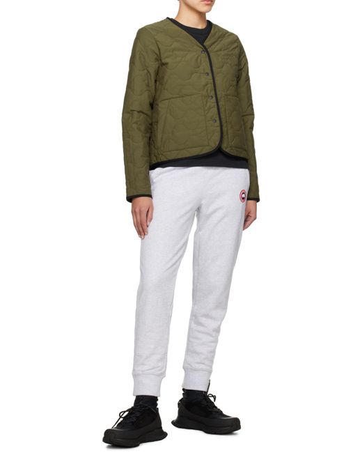Canada Goose Green Annex Logo Patch Reversible Jacket