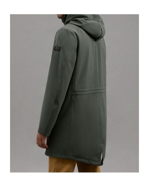 Peuterey Gray Three-Layer Sturdy Fabric Parka for men