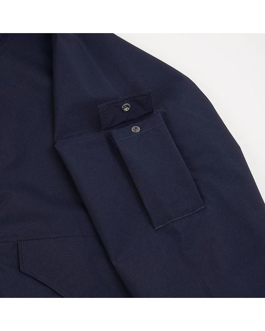 Nanamica Blue 2L Hooded Jacket for men