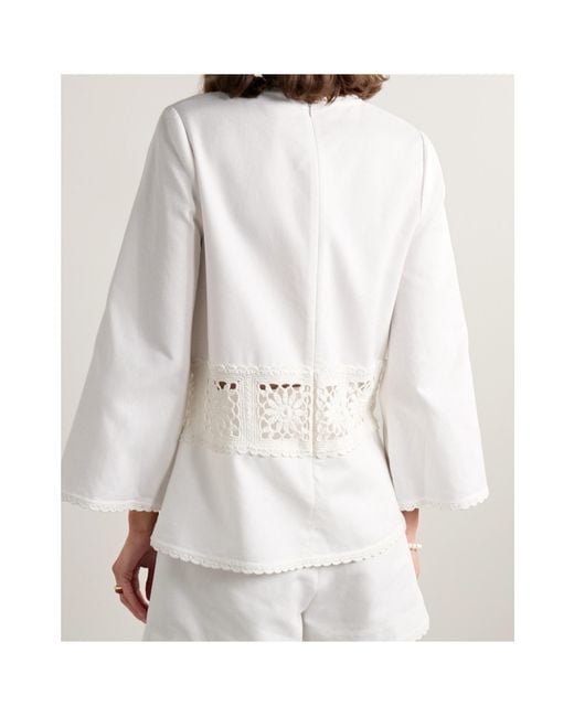 Zimmermann White Maxine Tunic