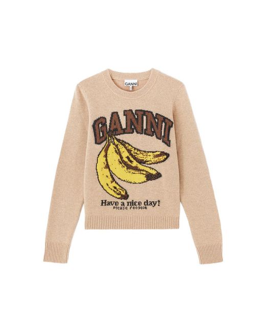 Ganni White Knitwear