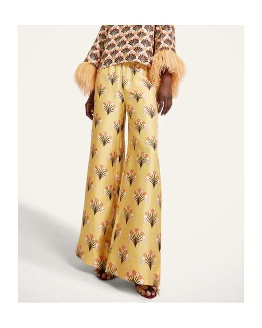 LaDoubleJ Metallic La Doublej Palazzo Pants