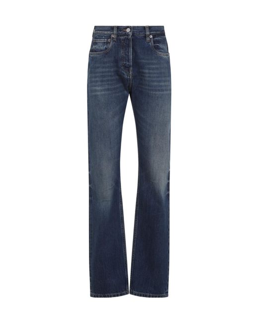 Prada Blue Tapered Selvedge Denim Jeans