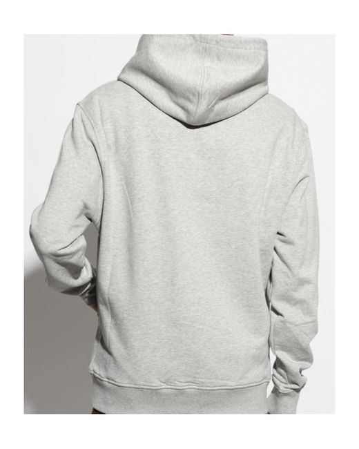 AMI Gray Ami De Coeur Drawstring Hoodie