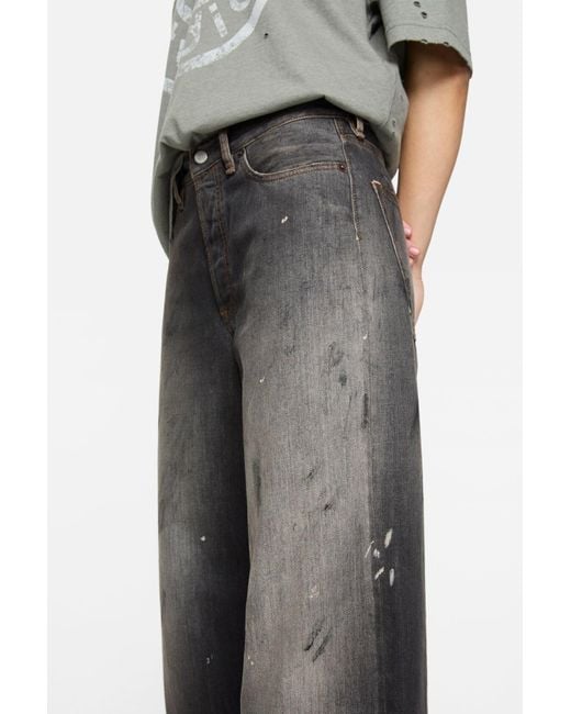 Acne Gray 1981 Loose Fit Jeans for men