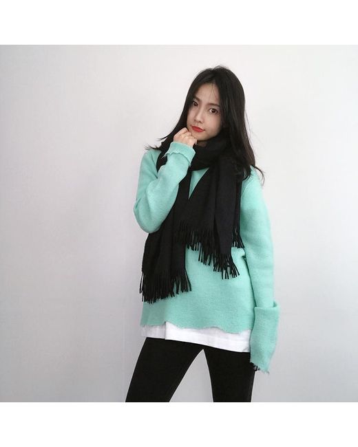 Max Mara Blue Cashmere Shawl