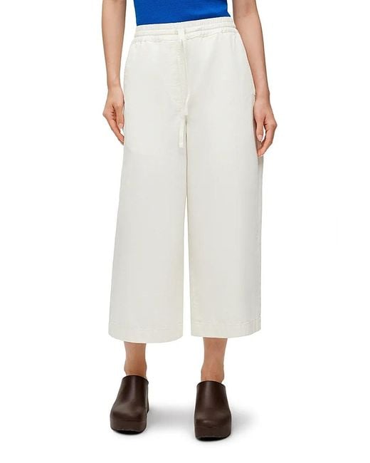 Loewe White Cropped Trousers